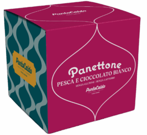 PANETTONE PESCA E CIOCCOLATO BIANCO SENZA GLUTINE 500G (PEZZI 2)
